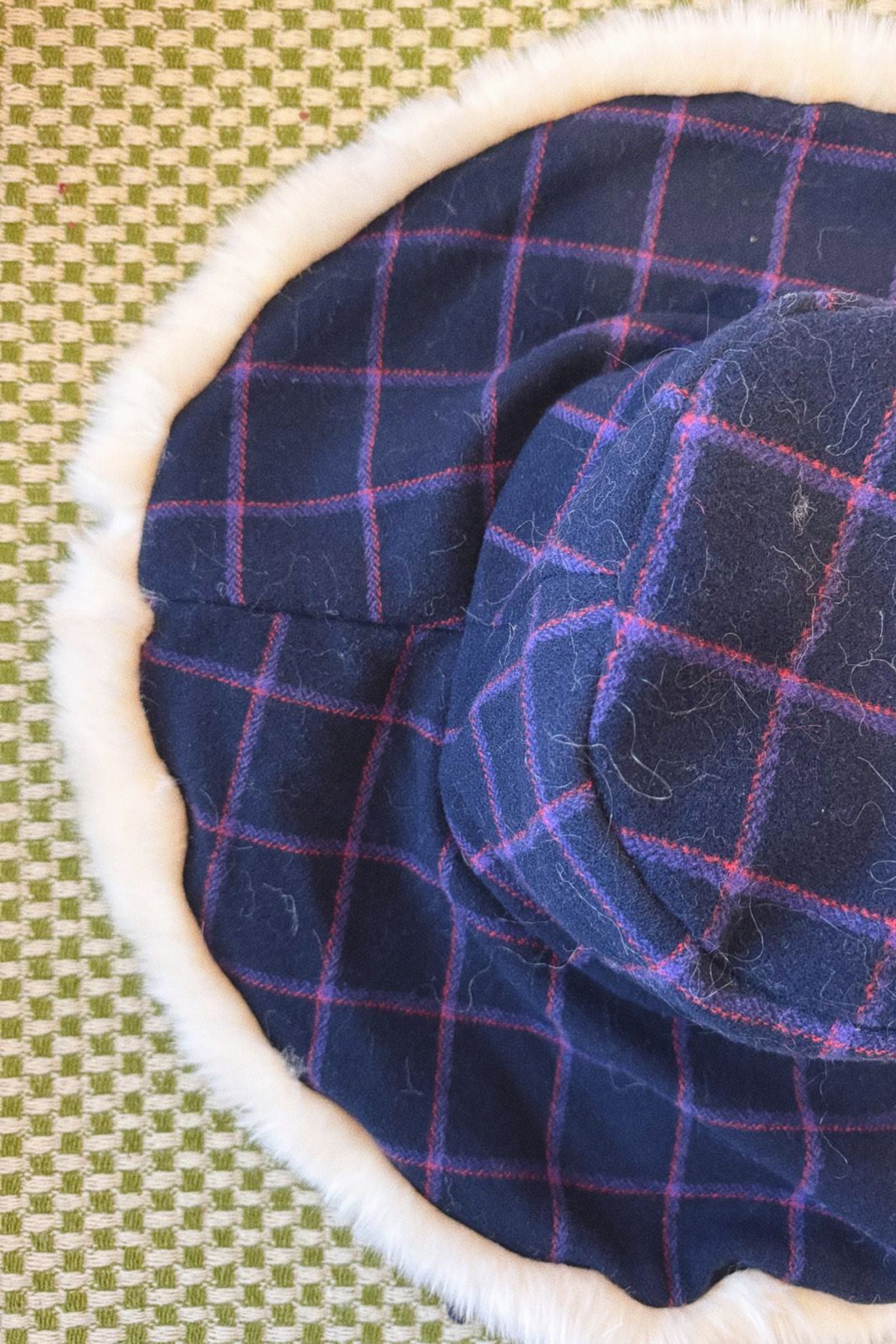 Sombrero Dolomitas - Cuadros Lana Marino