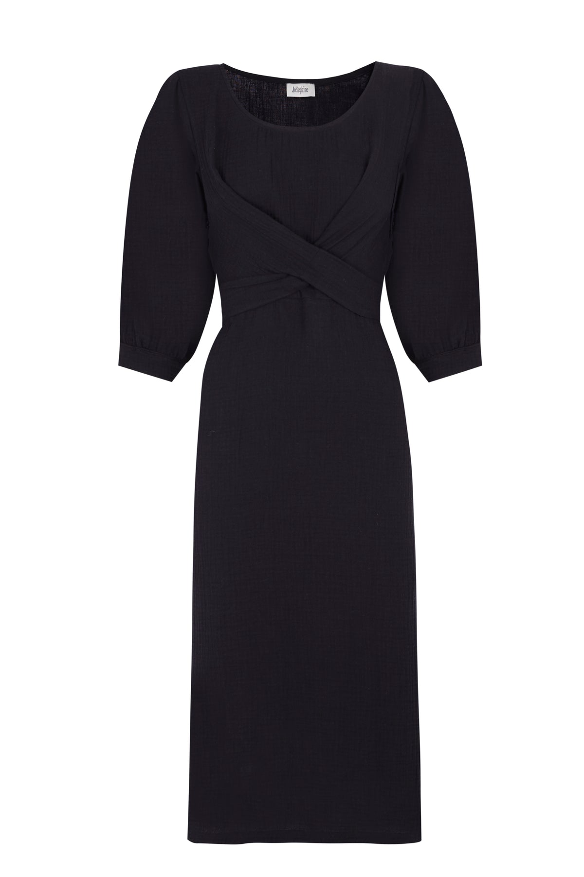 Vestido Algodón Negro Janou