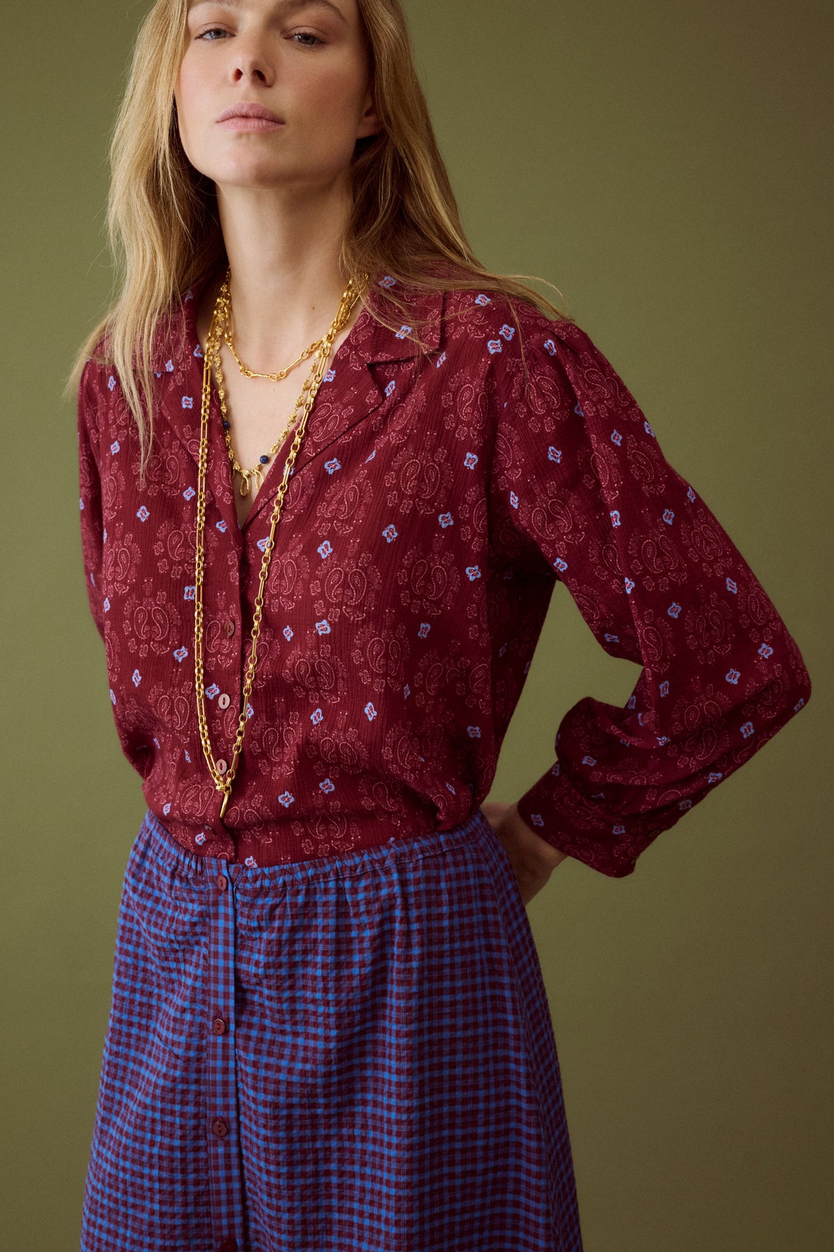 Camisa Paisley Manolo