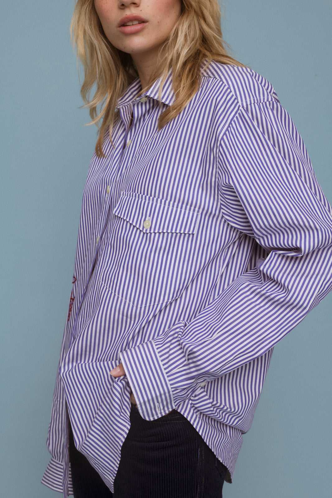 Michigan Stripped Shirt