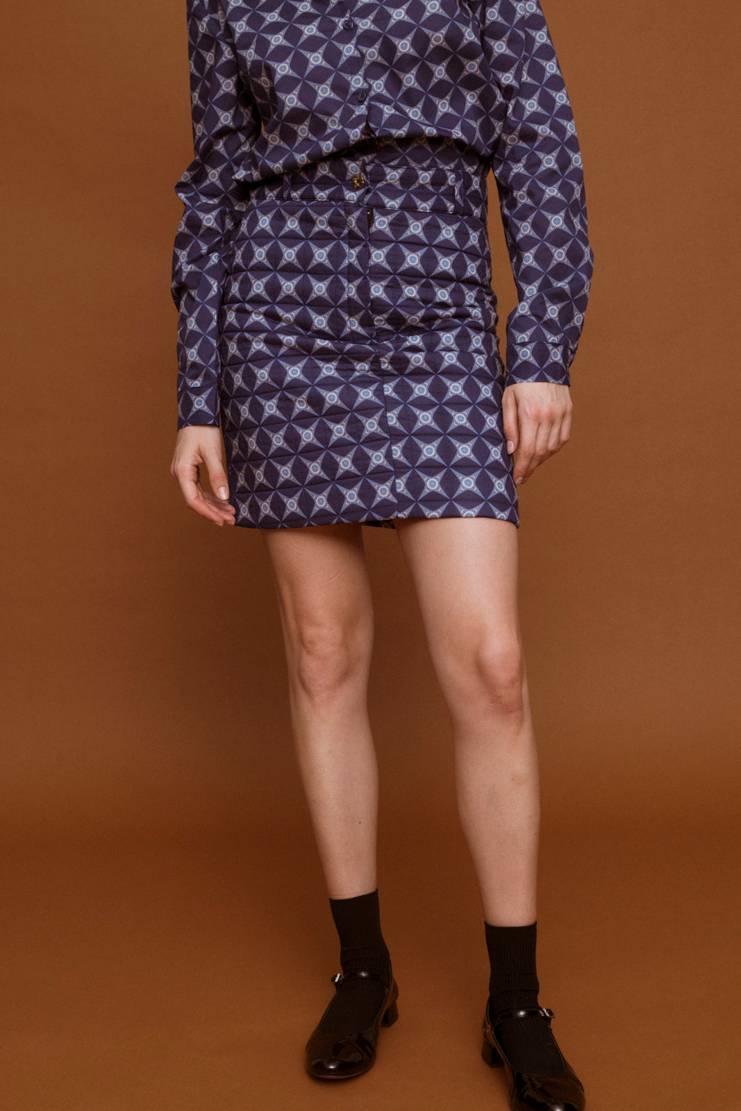 New York Stars Skirt Blue