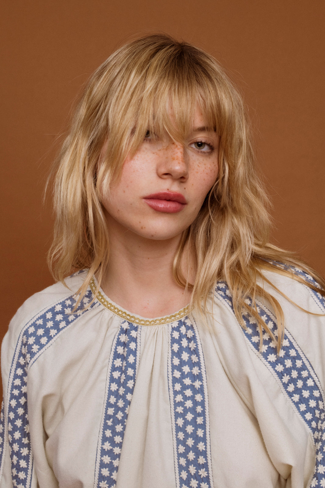 California Combi Flannel Top Blue