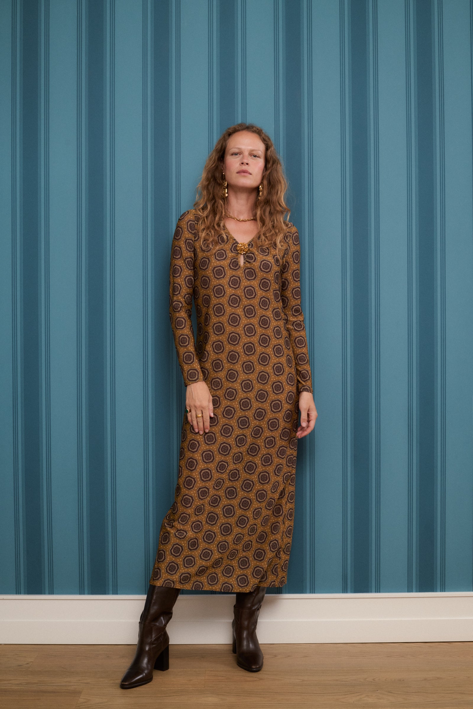 Vestido Salarich Broche