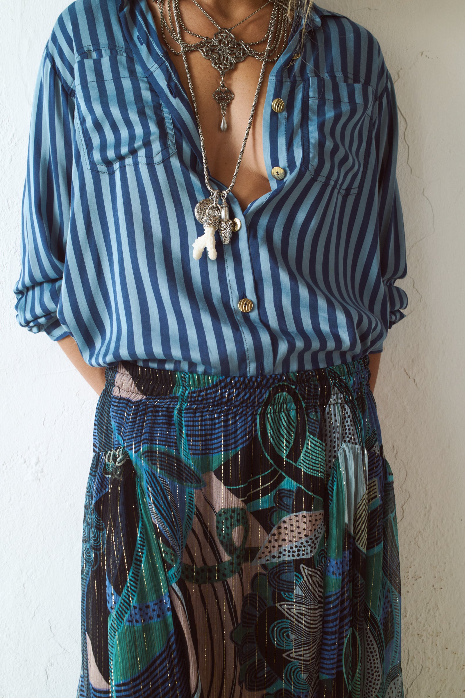 Camisa seda Illetas