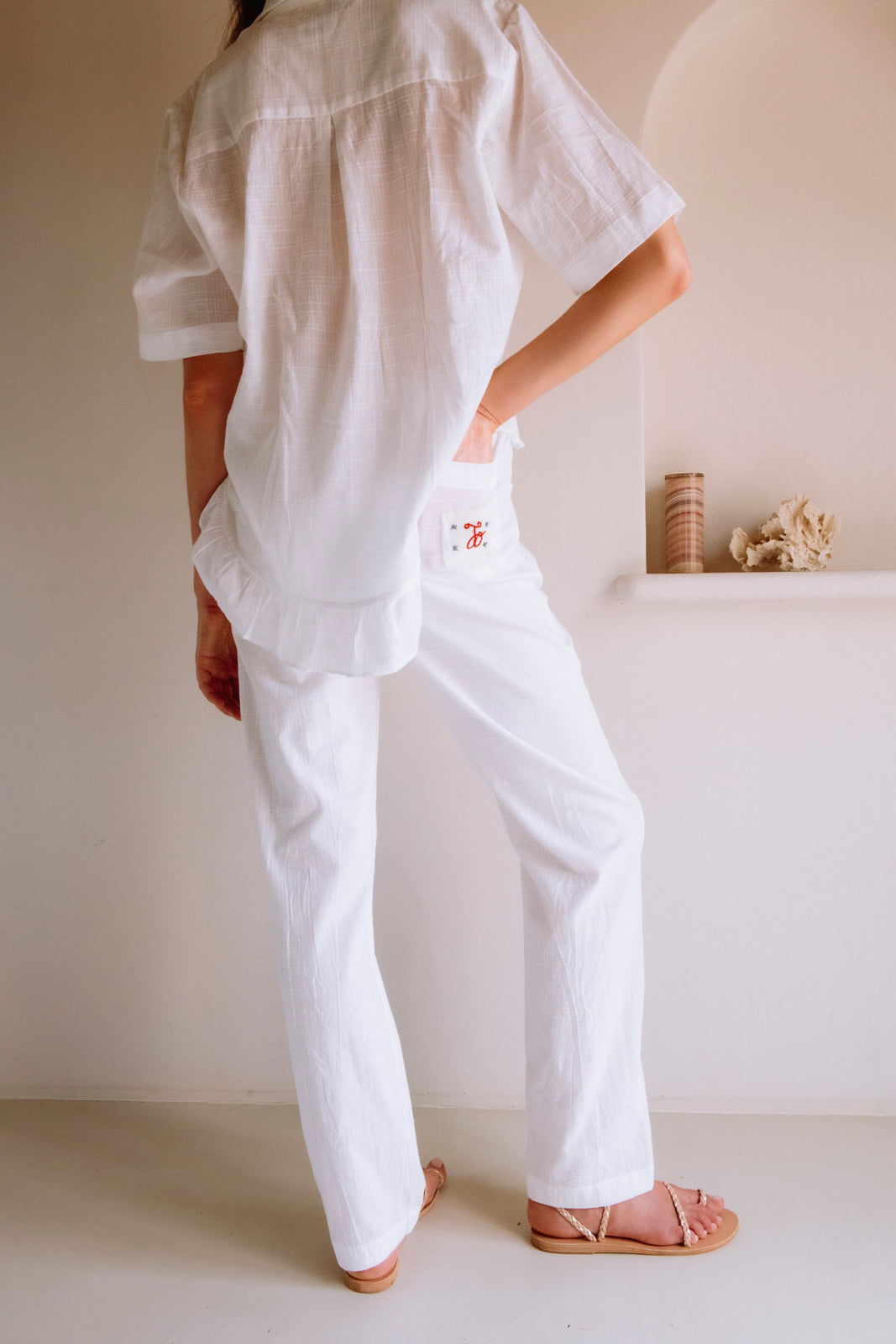 Pantalón Largo Blanco Balagan - pants
