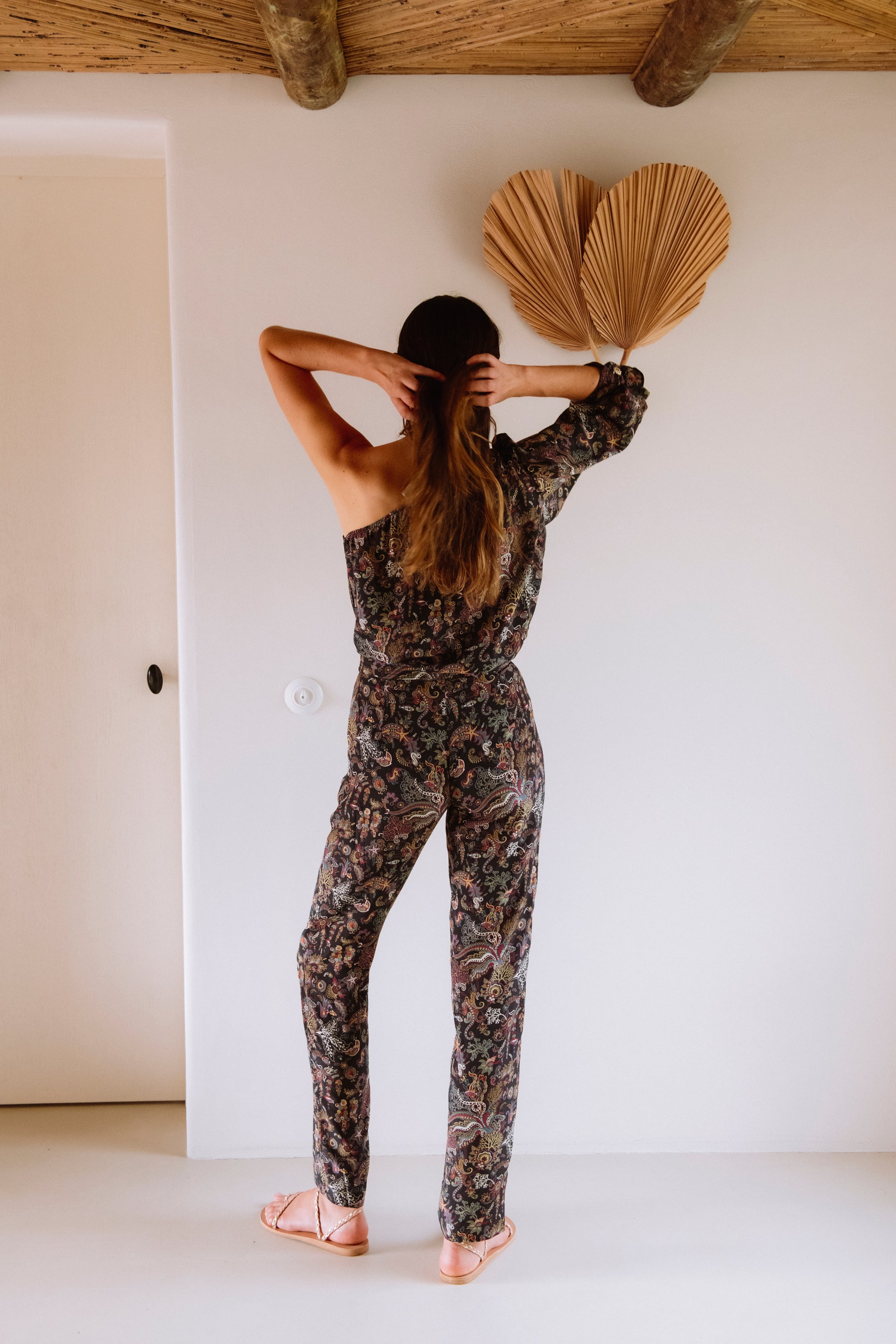 Pantalón Largo Seda Janou - pants