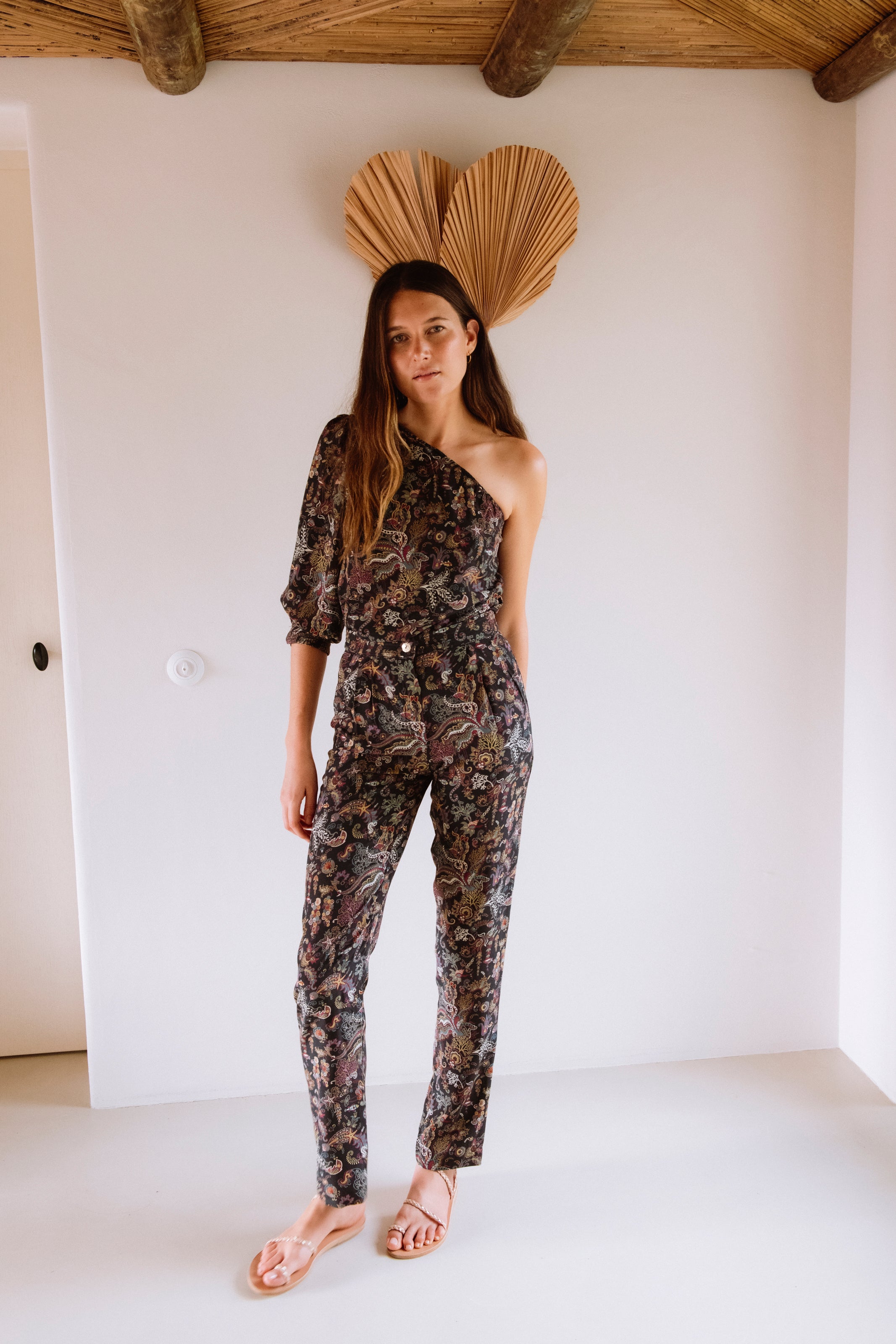 Pantalón Largo Seda Janou - pants
