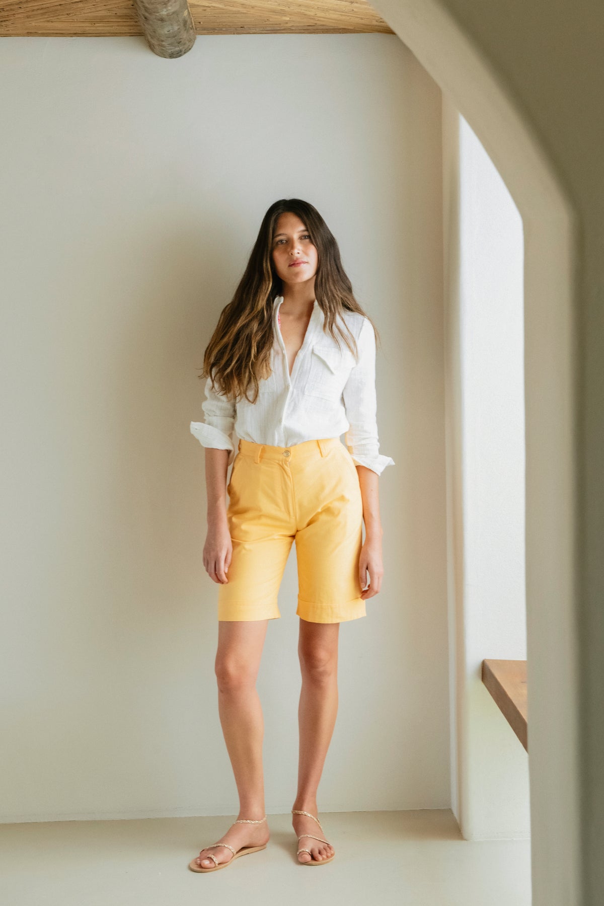 Bermuda Naranja Di Fiore - pants