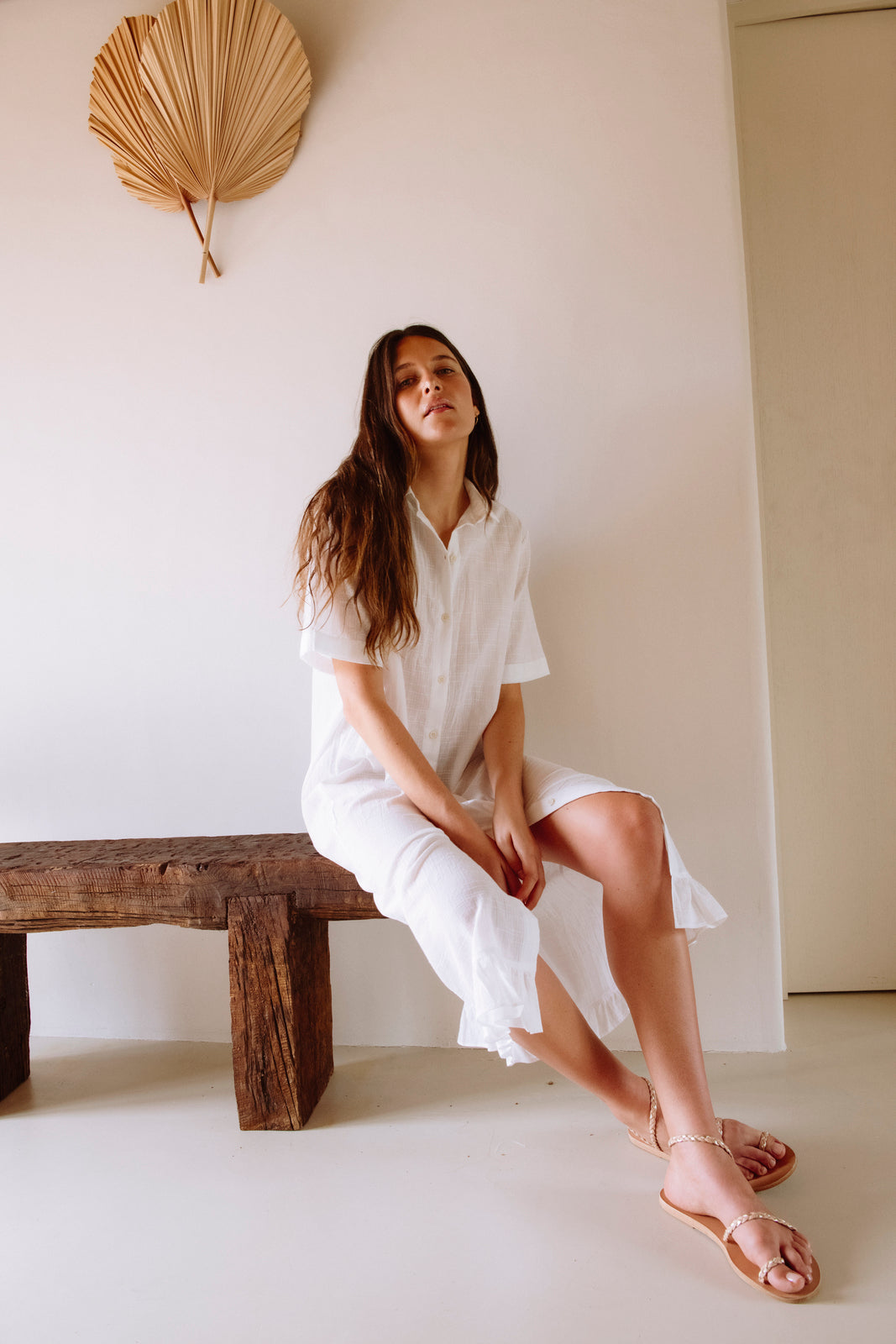 Vestido Largo Blanco Balagan - dress