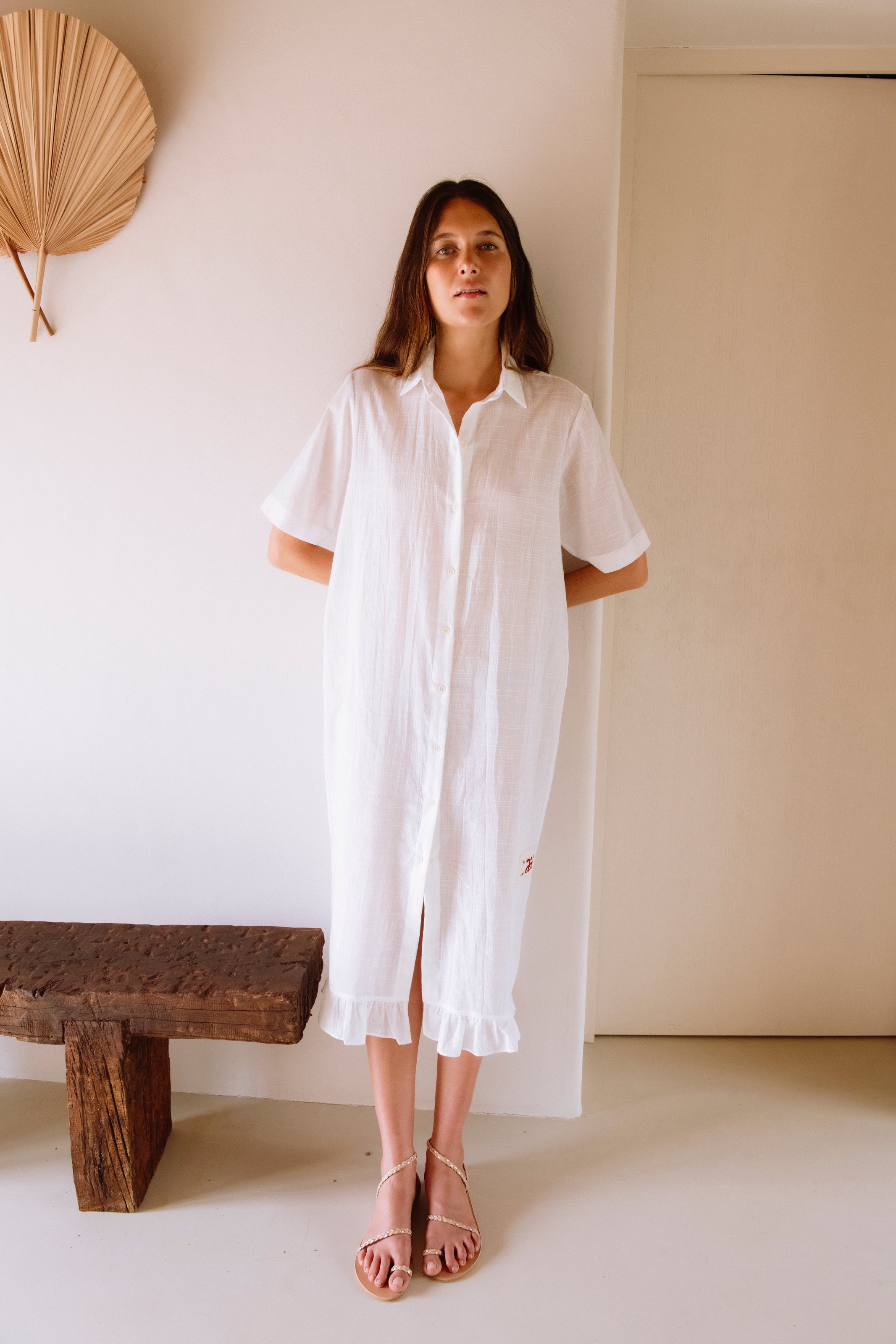 Vestido Largo Blanco Balagan - dress
