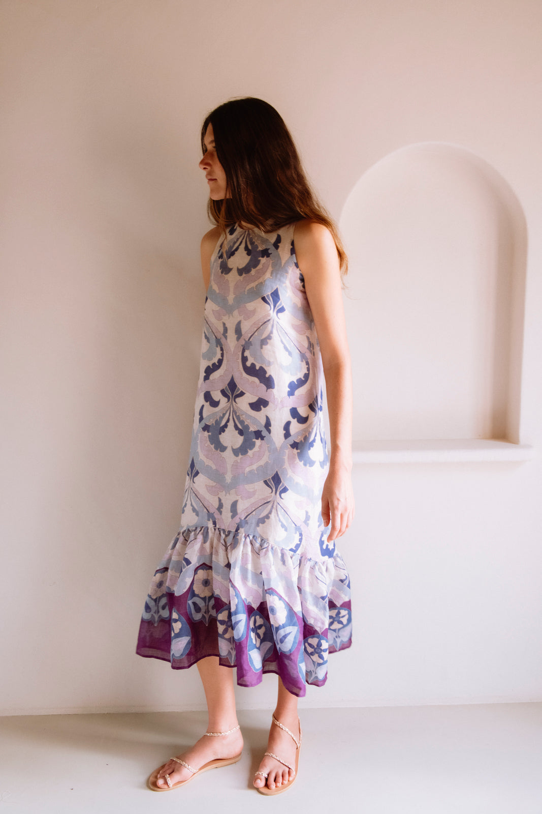 Vestido Largo Flores Coco - dress