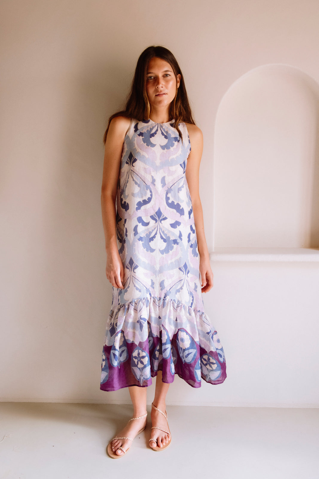 Vestido Largo Flores Coco - dress