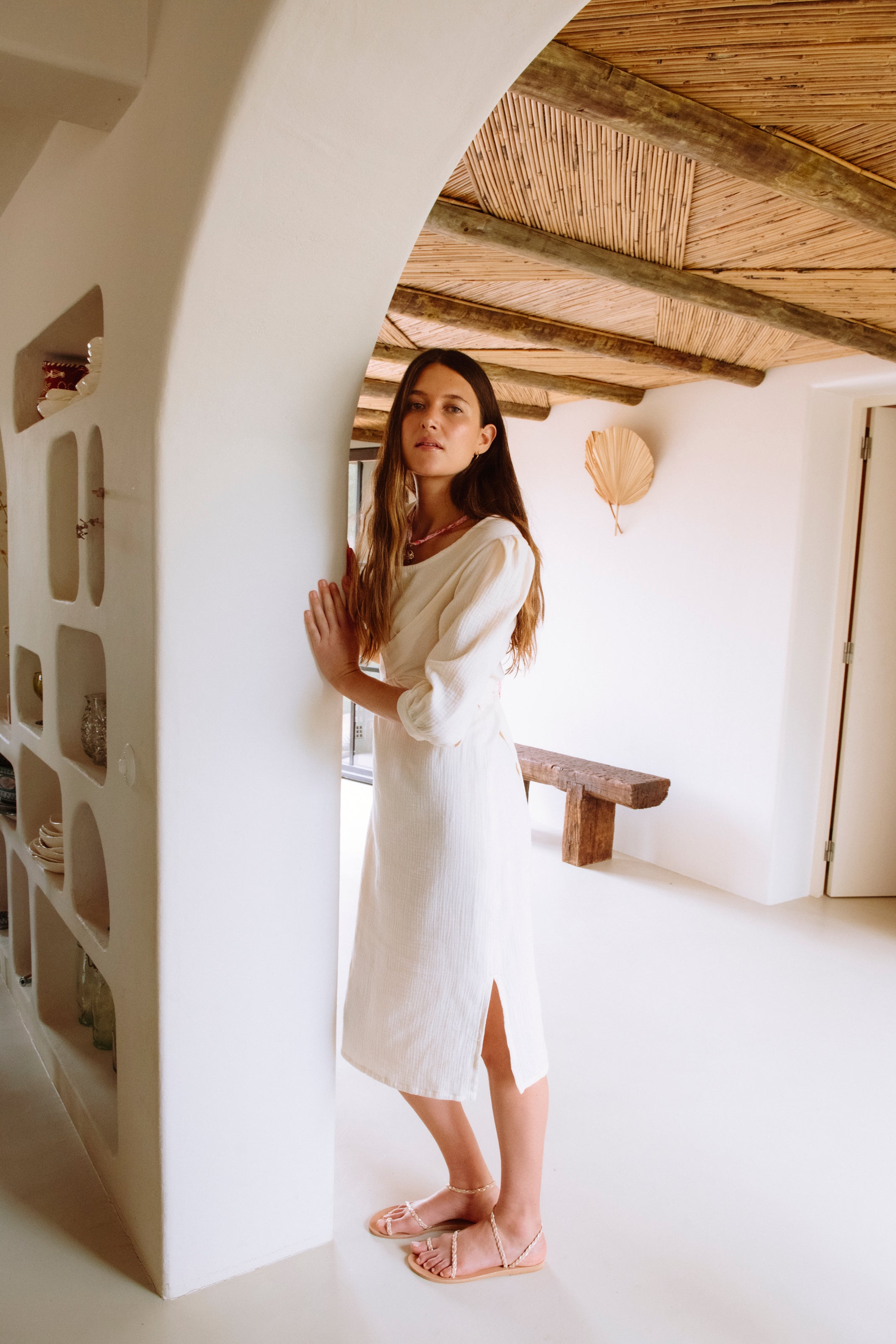 Vestido Algodón Crudo Janou - dress