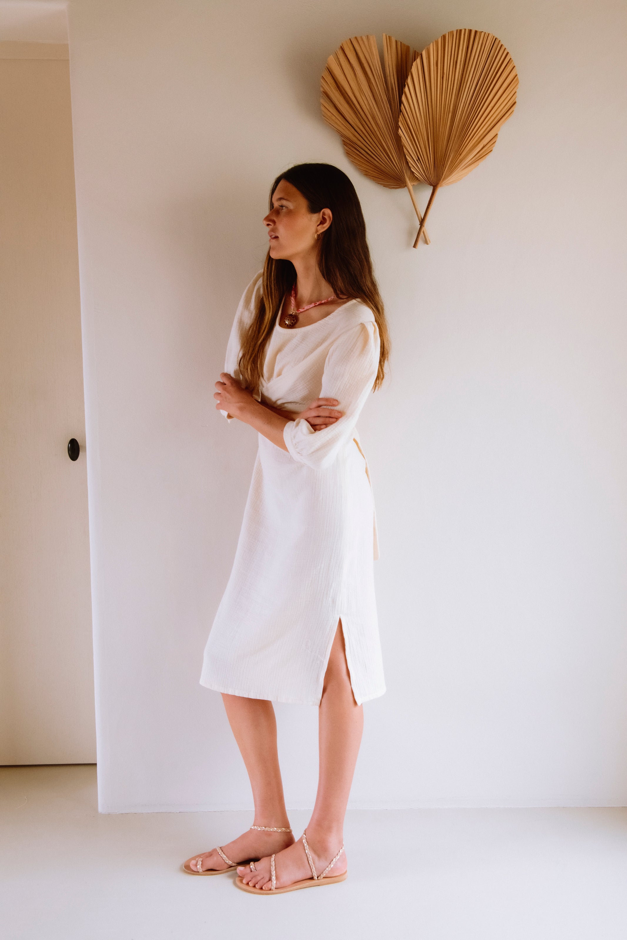Vestido Algodón Crudo Janou - dress