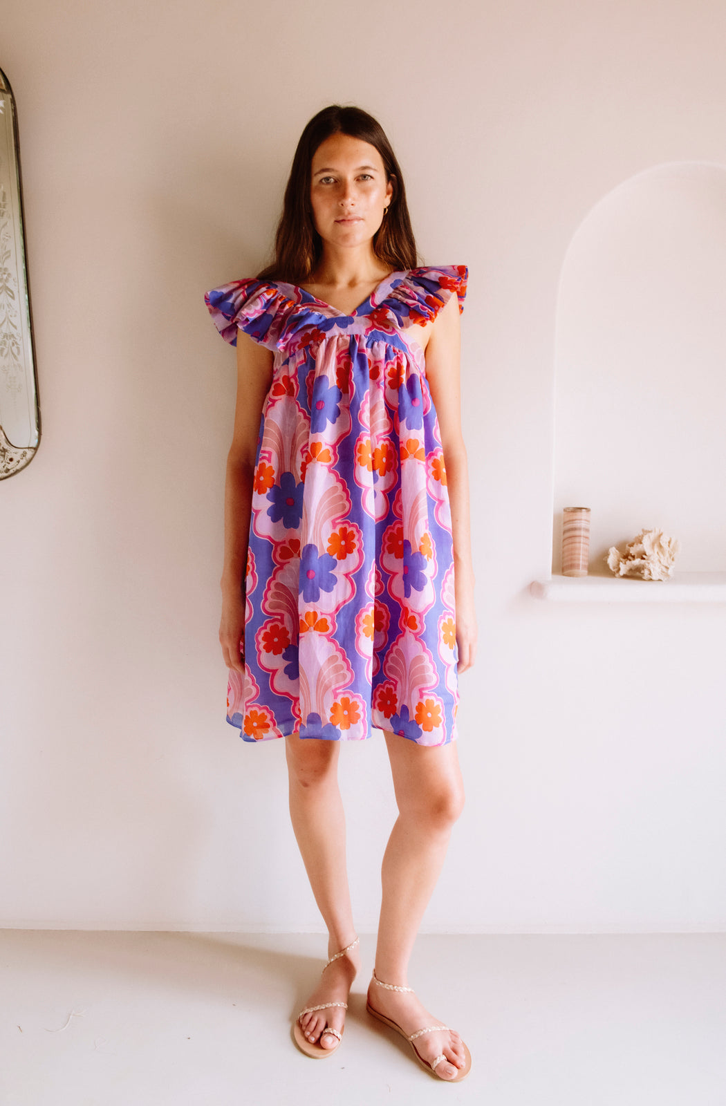 Vestido Mini Flores Coco - dress