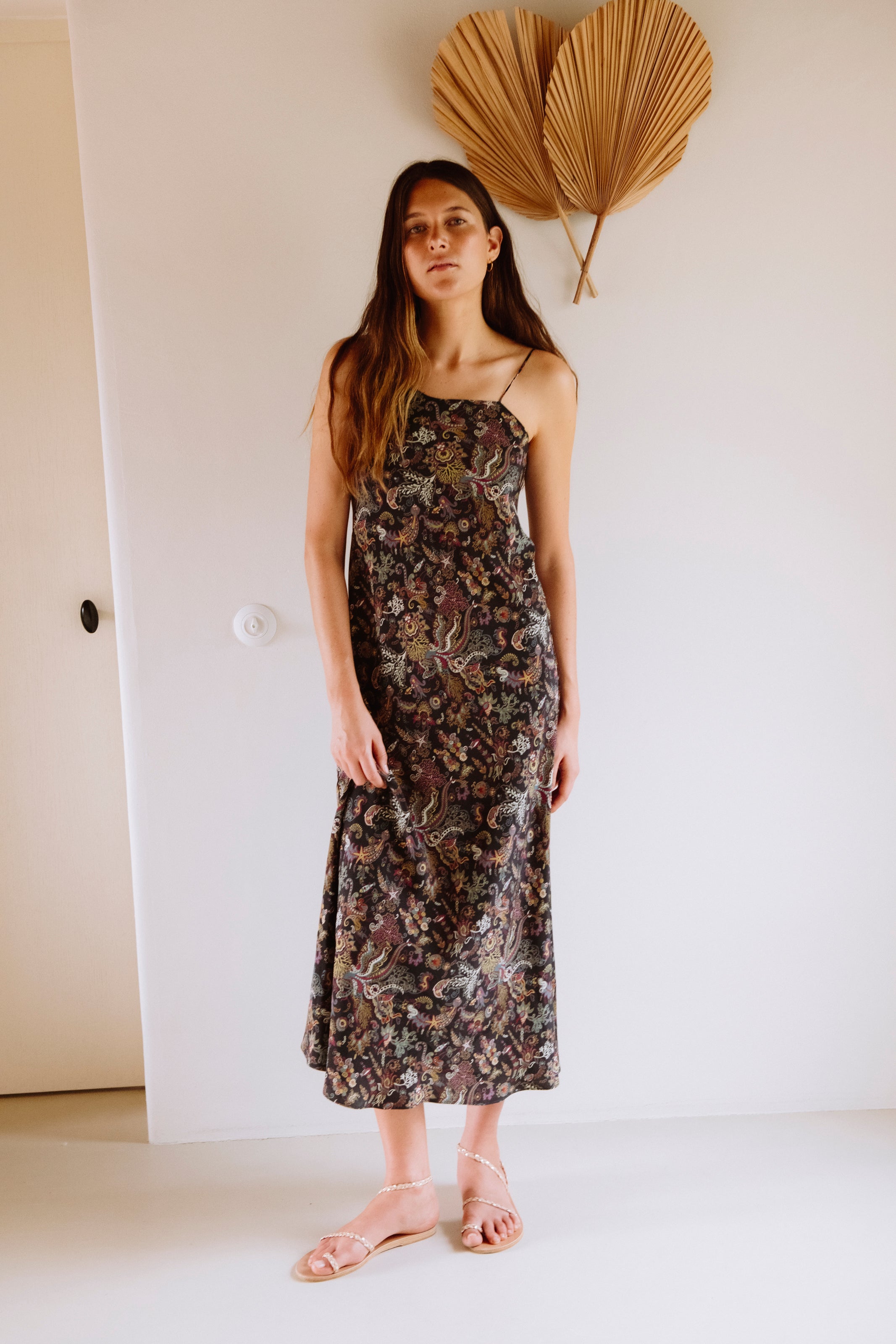 Vestido Tirantes Asimétrico Seda Janou - dress